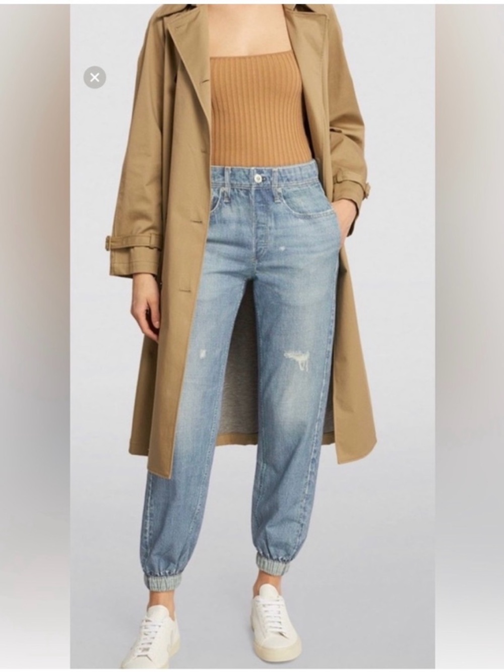 Rag and Bone Miramar Jogger Trompe L'oeil Cotton Jogger Size Women’s S Like New